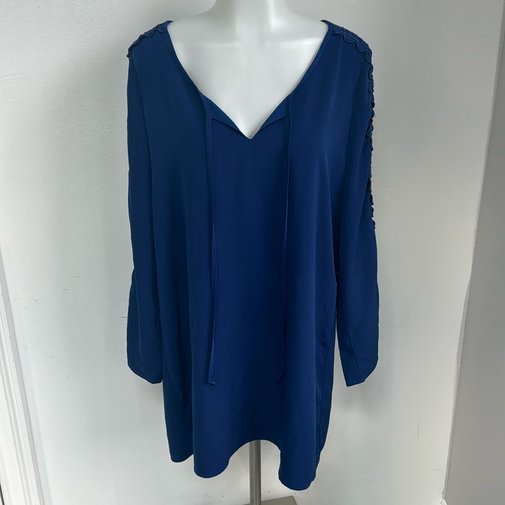 VaVa‎ by Joy Han Long Sleeve Royal Blue Dress Made in USA